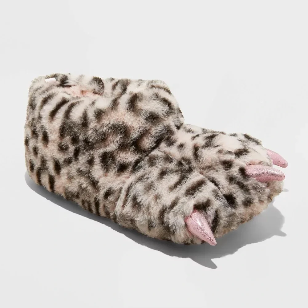 NEW WITH TAGS Kids' Kelsi Monster Foot‎ Character Slippers Pink 2–3